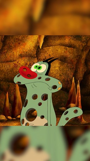 Oggy's Journey to the Center of the Earth | Cartoon vs Anime