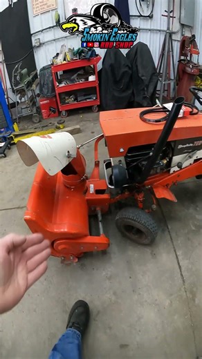 Simplicity 728 with Snow Blower attachment!