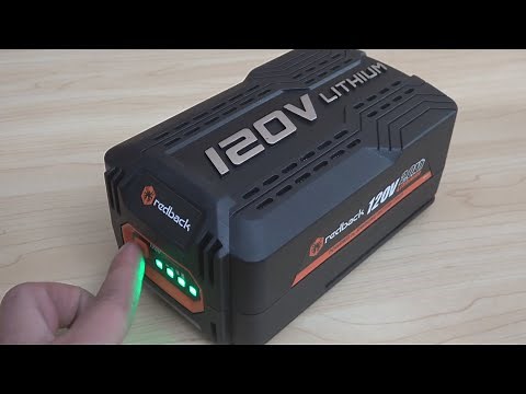 Tear down and mess about with a 120V DC cordless power tool battery