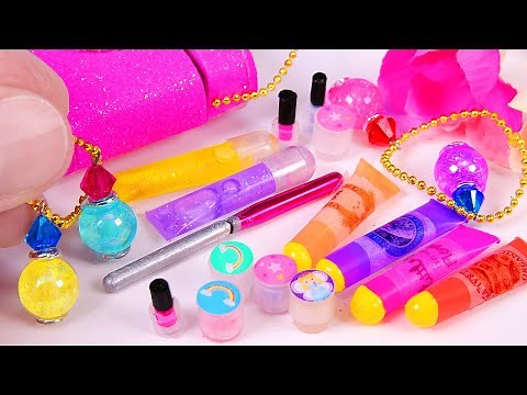 7 DIY Barbie makeup Miniatures