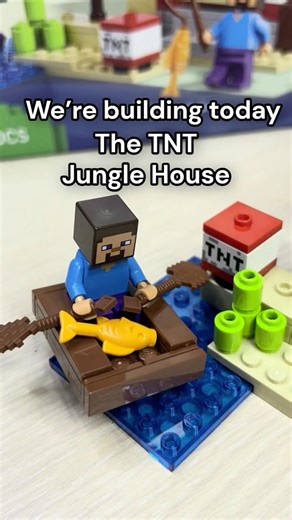 The TNT Jungle House 21275 #lego #minecraft #legosets