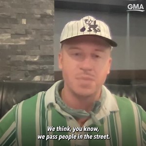 How Macklemore is changing the narrative on addiction -- the Grammy-winning artist says sharing his sobriety journey and helping others has given him purpose. gma.abc/3LwJCU9 | Good Morning America