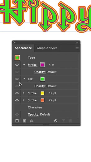 Appearance menu in Illustrator #illustratortips #illustratortutorial