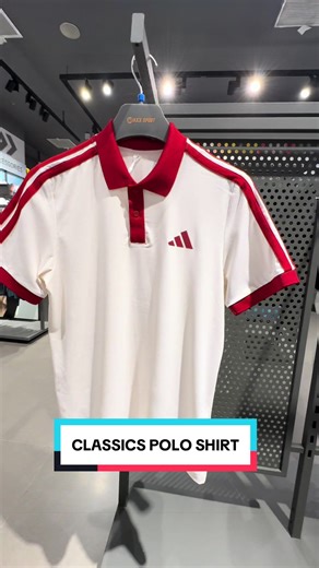 Áo Polo tennis/pickleball adidas Classics Nam. Dáng Regular Fit Cổ áo có cúc Chất liệu chính: 86% polyester (100% tái chế), 14% elastane Phần bo rib: 100% polyester (100% tái chế) Chất vải dệt kim Độ dài tiêu chuẩn CLIMACOOL technology Màu sắc: Chalk White Mã sản phẩm: KE6718#adidasvn #maxxsport #reviewadidas