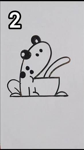 how to draw with number 2 #art #painting #shorts #viral