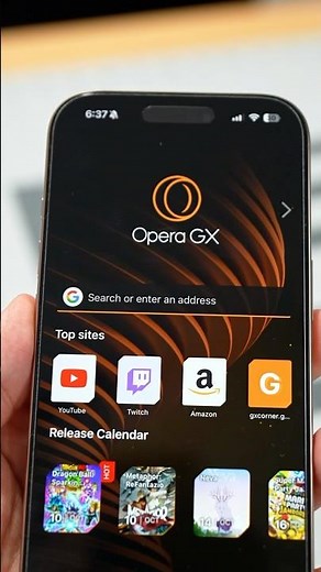 Opera GX the gaming browser on the go #OperaGXPartner