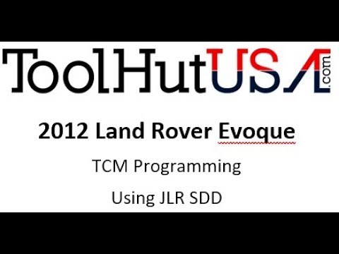 2012 land rover evoque TCM Programming