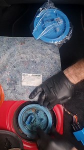 A quick Low pressure fuel pump swap on a VW Golf Mk5 GTI ED30. Boss getting his rubber gloves dirty.. | R-Tech Performance Tuning