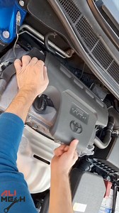 Removing spark plugs on 2015-2017 Toyota Camry #Flush #oilchange #mechanic #cargirls #carguys #carwash #cleaning #satisfyingvideo #detailing #meguaers #maintenance #camry #qualityparts #qualityrepairs #alimech #headlights #brakerotors #brakerotor #satisfying #spain #barcelona #oilchange #reelart #artreels #toyota #powertools #diyprojects #restoration | Alimech