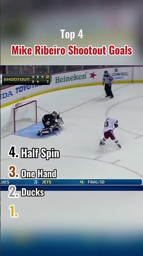 Top 4 Mike Ribeiro Shootout Goals