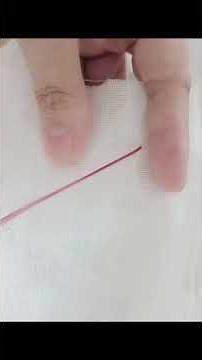 How to make Panubok - linantay (chain stitch)