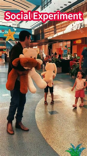 What would a child do if they saw something fall?#shorts #socialexperiment #kids