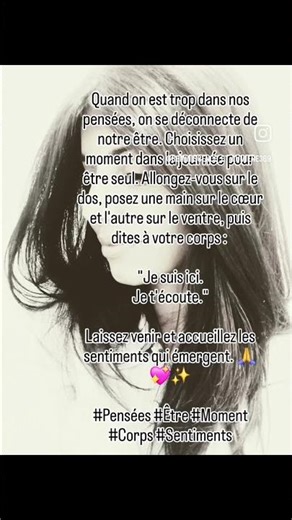 Je vous partage un exercice simple pour se connecter à soi