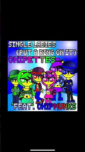 Chipettes performed Beyoncé - All the Single Ladies ( Put a Ring on it) ft. Chipmunks. 🩷💜💚🔴🔵🟢