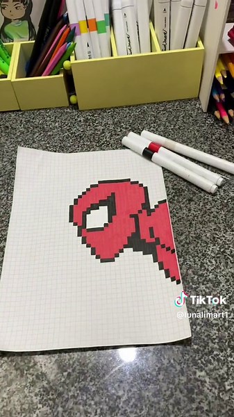 Pixel Art Ideas: Spiderman
