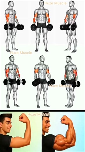 Build BIGGER Biceps Fast! Dumbbell Curl Technique (30 Days) 💪