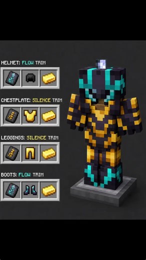 Cool armor trims idea #minecraft #SD-Destroyermc
