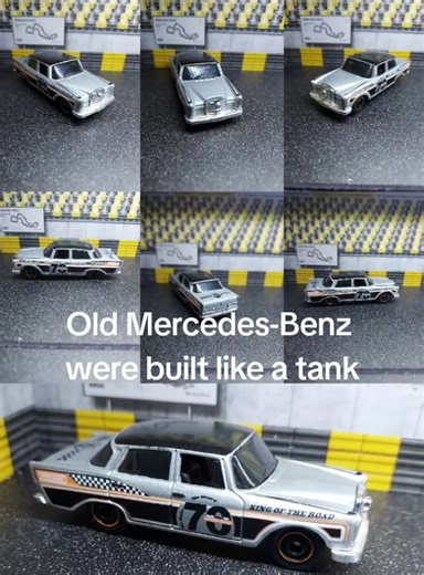 These old Mercedes-Benz 220SE were absolute tanks #fyp #diecastcollectors #matchbox #mercedesbenz
