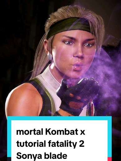 mortal Kombat x tutorial fatality 2 Sonya blade #yagamk #yagamk10