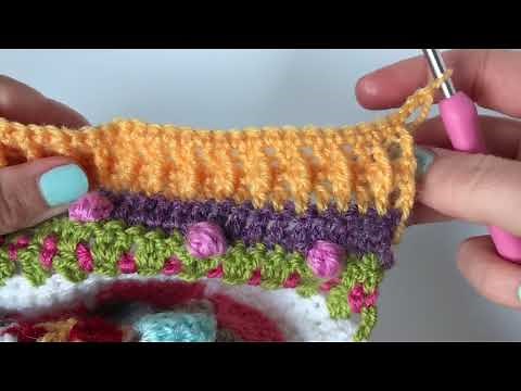 How to Crochet Raised Ripple Stitch