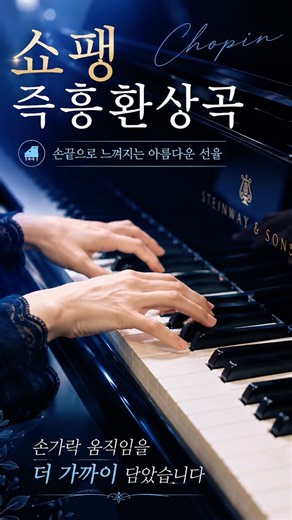쇼팽 즉흥환상곡 🎹카페음악 이라고 해서 느린 거만 치지 않아요