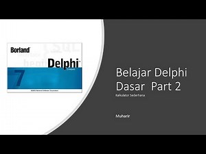 Belajar Delphi Dasar 2