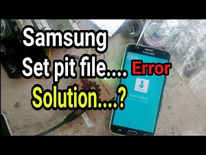 Set pit file...error'