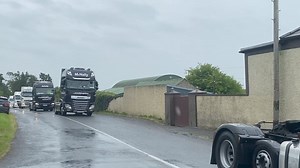 Incredible sight as Richie and Catriona’s Monster tractor run in memory of Nikki Magee nee Woods and Sinead Ball featuring trucks, tractors and vintage cars made its way around the roads of Ardbraccan, Bohermeen, Boyerstown and Fordstown raising money for great causes. There’s more music and entertainment this afternoon at McNallys Farm in the Athboy Road! | Meath Chronicle