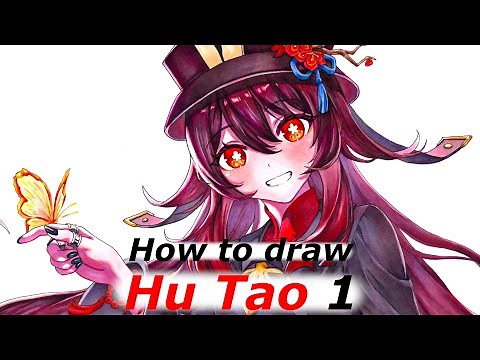 How to draw Hu Tao | Genshin Impact | Step by step Tutorial Part 1