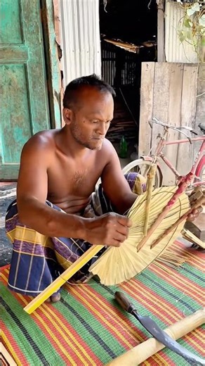 Check out the ninja technique of making hand fans with palm leaves.