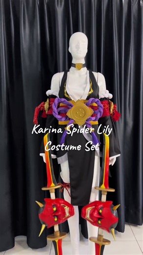 Karina Spider Lily Costume Set untuk Mobile Legends