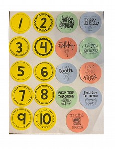 Custom Classroom Stickers: 2 Inch Personalized Teacher Labels, Pack of 5 - Etsy