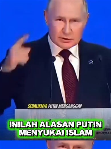 alasan vladamir putin menyukai islam #foryouu