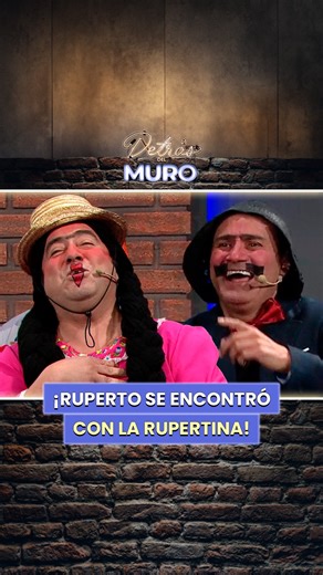 Chilevisión on Instagram: "¿Y ESTE CROSSOVER? 🤭 Ruperto y “La Rupertina” tuvieron un cómico cara a cara en el funeral de Mauricio Flores 😅👀 #DetrásDelMuroCHV"