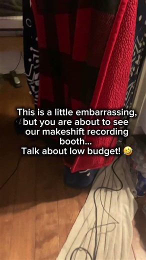 How we set up our makeshift recording booth at home - #homerecordingstudio #recordingstudio #folk