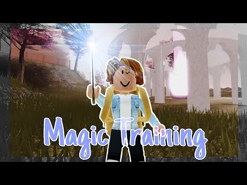 Roblox - O MELHOR JOGO DE MAGIA DO ROBLOX (Magic Training)