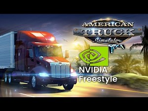 American Truck Simulator Using NVIDIA FreeStyle ReShade