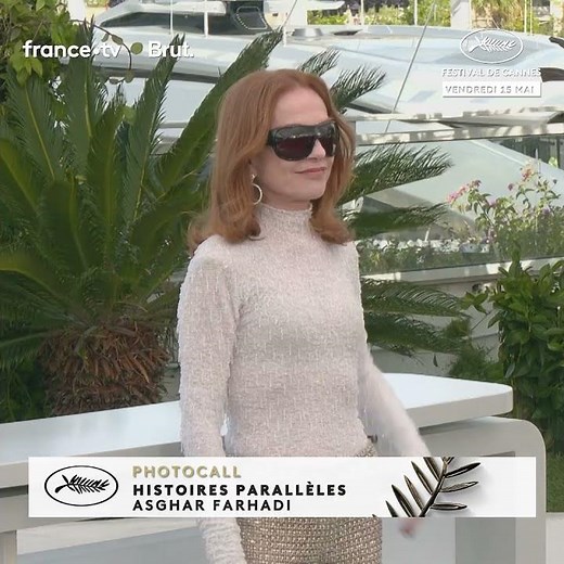 Isabelle Huppert rayonne au photocall du Festival de Cannes !