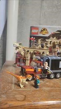 T.rex & Atrocraptor Breakout Set Review #lego #jurassicworld