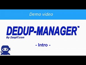 Zaapit's dedup-manager for Salesforce - overview