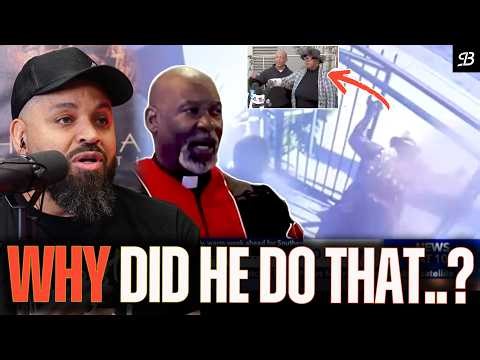 Pastor Snaps at Church Woman Knocked Down Steps