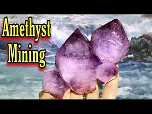 Amethyst Hunting & Finding Amazing Crystals Mining | Purple 💜 Mine