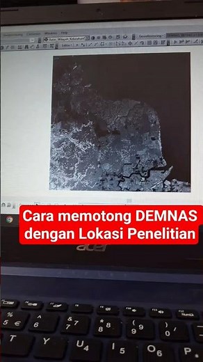 Cara memotong Demnas dengan Lokasi Penelitian #citrasatelit #arcgis #petalokasi #kicaumania