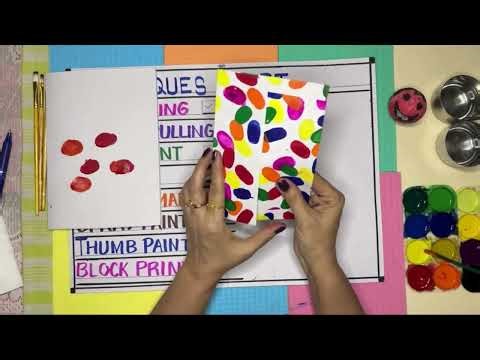 👍 Thumb Painting Art | Easy & Fun Technique for All Ages
