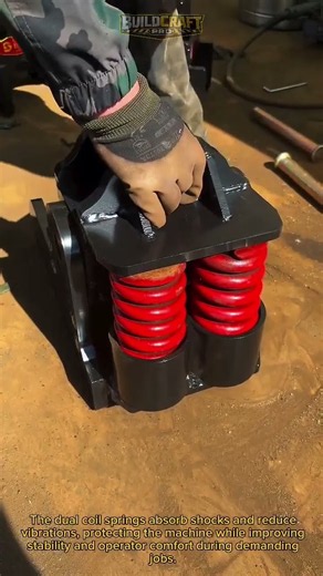 Heavy-Duty Spring Isolator in Action! #Engineering #Construction #HeavyEquipment