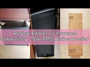 Review Edifier T5 Powered Subwoofer - 70w RMS Active Woofer with 8 inch Driver and Low Pass Filter