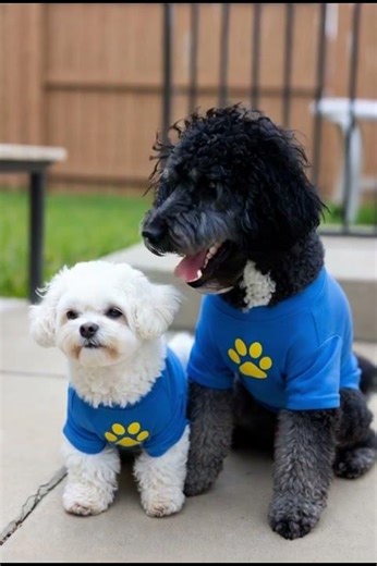 “Barney Creates a Windstorm 🌬️😂 #PuppyBros #DogShorts #FunnyDogs”