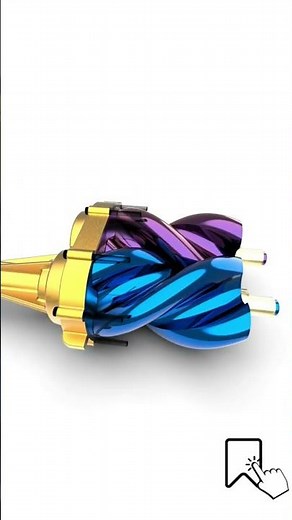 Screw Compressor Design and Animation | Solidworks | Keyshot | Industrial Design | CAD