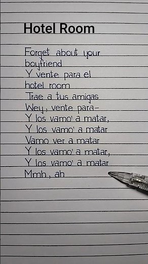 Hotel Room Lyrics Song by FLVCKKA, Maury, and Sleezy O #hotelroom #lyrics #songlyrics