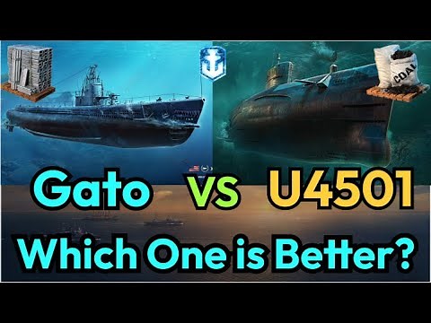 German TX Submarine U-4501 VS USS Gato | Explained in Detail | World of Warships